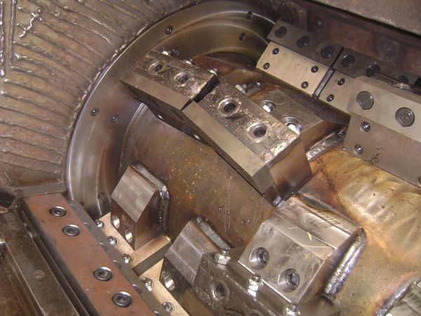 Anneau d’usure 2 pièces carter rotor Ø800x18 pour MeWa | Ehehalt | Andritz MeWa | THM Recycling Mewa UG 1007