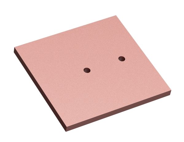 Baffle plate 235x220x15, 2xM16 for Wipa Werkzeug- und Maschinenbau GmbH 