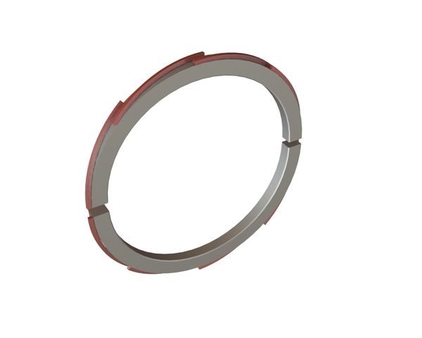 Bague d'usure intérieur kit de 2, Ø724/Ø604x40 pour Doppstadt Umwelttechnik GmbH 