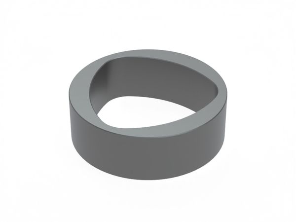 Bague entretoise centre Ø206x67 pour MeWa | Ehehalt | Andritz MeWa | THM Recycling 