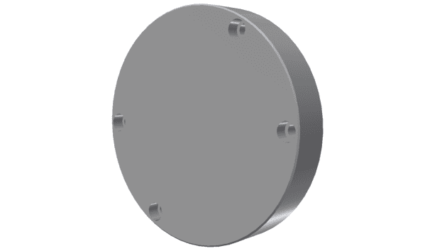 Bearing cover closed (fixed bearing side) for Vecoplan Vecoplan VNZ