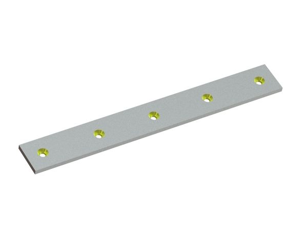 Bed knife 797x100x15 Eco Line, 5 countersunk holes, X version 