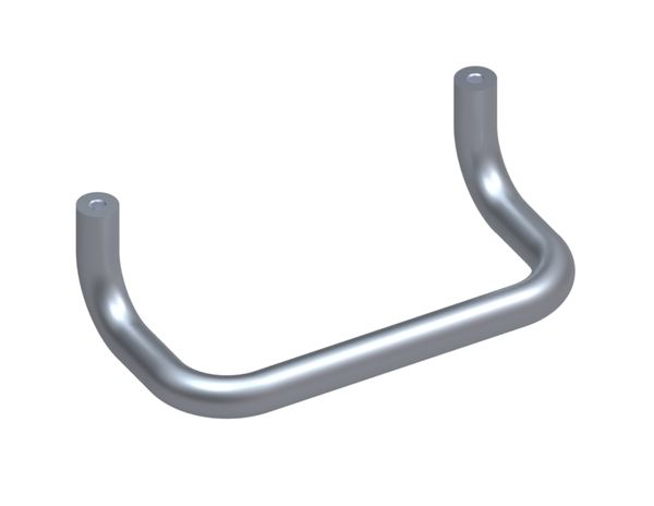 Bügelgriff Ø20x200 Aluminium Schwarz RAL9005, strukturmatt für Hellweg Maschinenbau GmbH & Co. KG 
