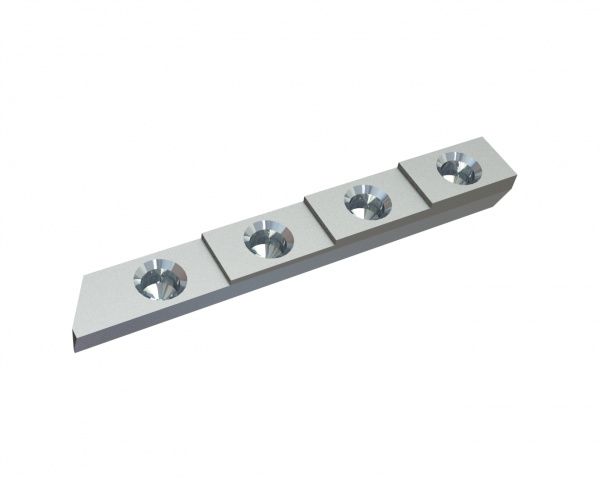 Capuchon pour couteau stator droit 344x45x45 pour Eldan Recycling Eldan MPR 120