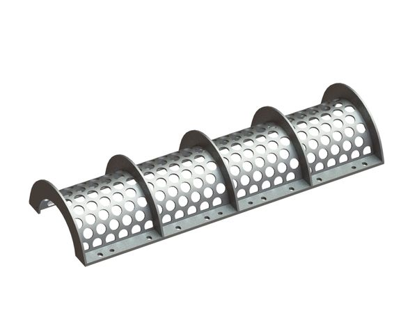 Cesta de criba 1582x8x573, Premium Line, 16 ranuras, perforación Ø50, ligamento 16 para Vecoplan 