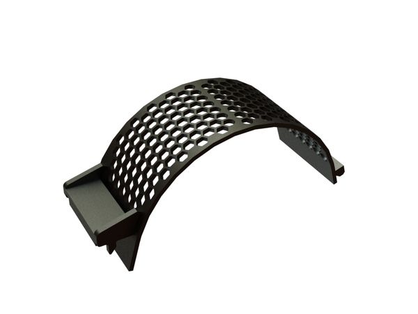 Cesta de criba ancho 340, espesor t=15, perforación hexagonal ancho entre caras 35, puente 7,3 para Lindner Recyclingtech Lindner Komet 2800