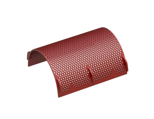 Cesta de criba ancho 835, espesor t=15, perforación hexagonal ancho entre caras 16, ligamento 10 para Vecoplan 