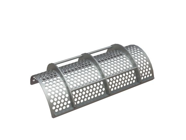 Cesta de criba, ancho 976, espesor de chapa t=6, perforación Ø24, nervio 7.5, acero estructural para Herbold Meckesheim GmbH Herbold SML 45/100