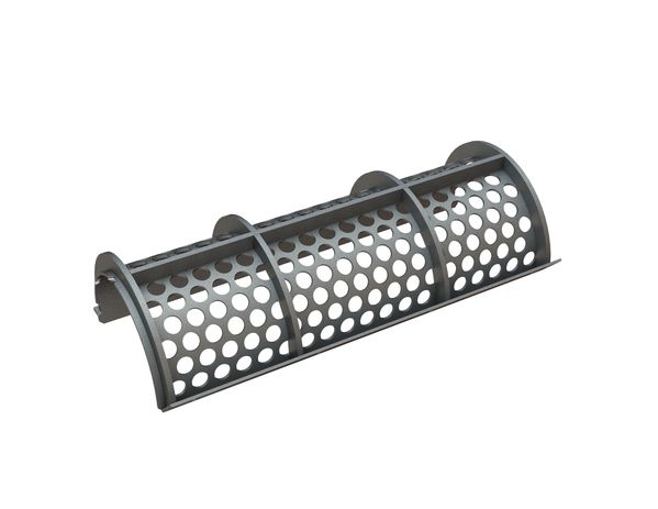Cesta de cribado 793 mm de ancho, espesor de chapa perforada t=5, perforación Ø30 nervio 10 