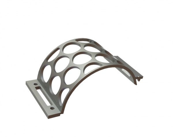 Cesta de cribado ancho 308, chapa de cribado espesor t=15, perforación Ø100, nervio 13 para Lindner Recyclingtech Lindner Antares 1600