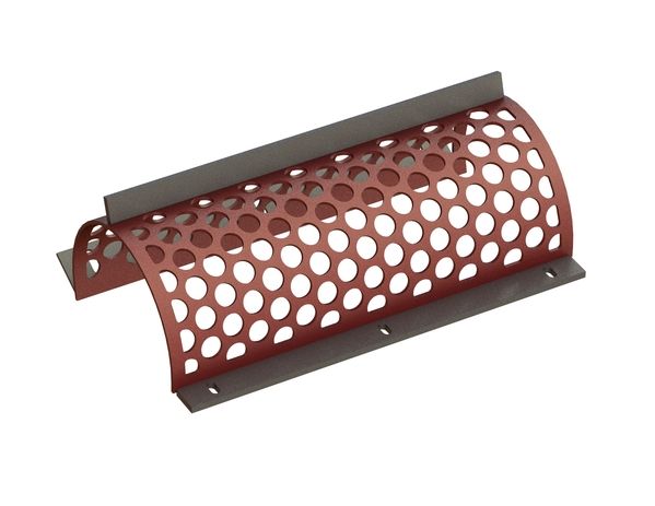 Cesta de cribado, ancho 594 mm, espesor de chapa perforada t=5, perforación Ø30 nervio 9.5 para Weima Maschinenbau GmbH 