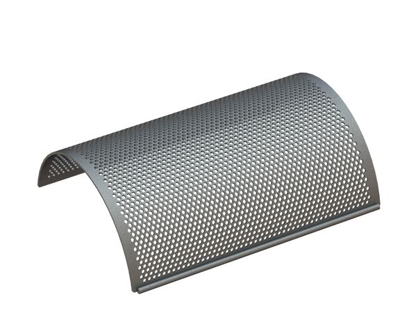Cesta de cribado, ancho 732 mm, espesor de chapa perforada t=6, perforación Ø10, nervio 4 para Zerma | AMIS Zerma GSE 500/700
