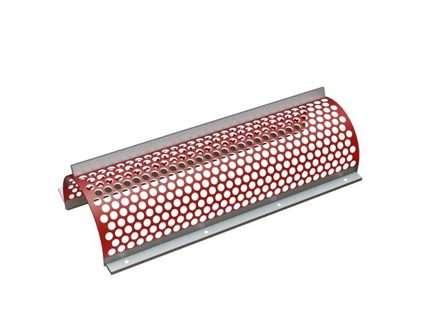 Cesta de cribado, ancho 798 mm, espesor de chapa perforada t=5, perforación mixta, Hardox 450 para Weima Maschinenbau GmbH 