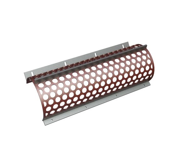 Cesta de cribado, ancho 798 mm, espesor de chapa perforada t=5, perforación mixta, nervio mixto para Weima Maschinenbau GmbH 