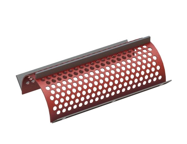 Cestello vaglio larghezza 594, spessore lamiera t=5, perforazione Ø20, ligamento 7,5, Hardox per Weima Maschinenbau GmbH 