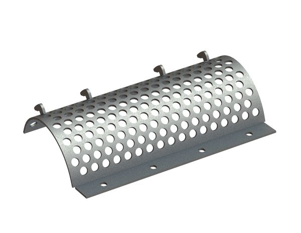 Cesto vagliante 796 mm di larghezza, spessore lamiera forata t=8, foratura Ø18 legamento 7 per Vecoplan Vecoplan VAZ 800 XL