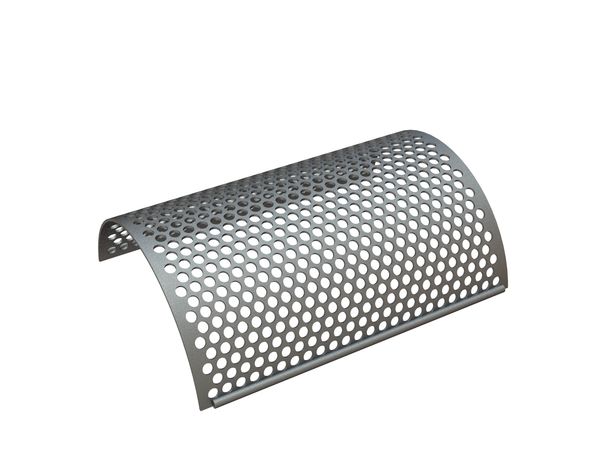 Cesto vagliante, larghezza 1003 mm, spessore lamiera forata t=8, foratura Ø25, legamento 6 per Amis | Zerma 