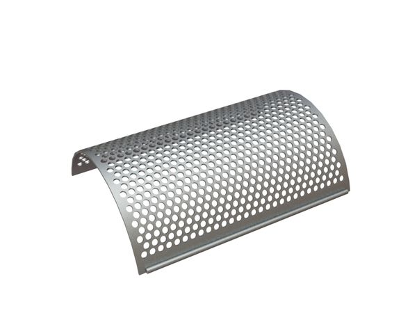 Cesto vagliante, larghezza 1163, spessore lamiera t=10, perforazione Ø12 legamento 4 per Herbold Meckesheim GmbH 
