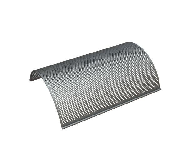 Cesto vagliante, larghezza 1165 mm, spessore lamiera forata t=8, foratura Ø14 legamento 4 per Wipa Werkzeug- und Maschinenbau GmbH 