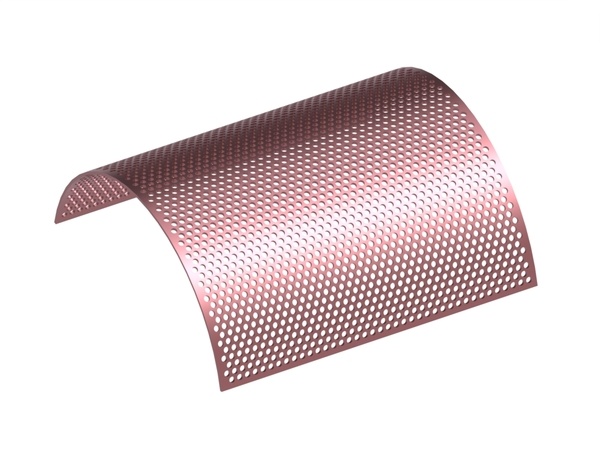 Chapa de criba, ancho 688, espesor de chapa t=6, perforación Ø12, ligament 5, Hardox para Heinrich Dreher Maschinenbau 