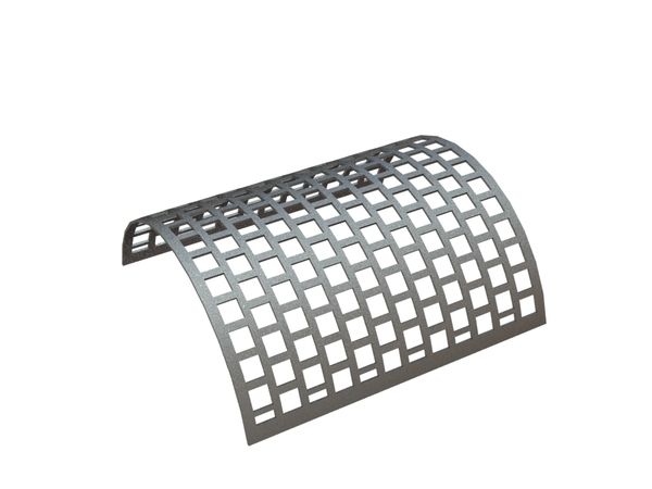 Chapa de criba, ancho 688, espesor de chapa t=6, perforación Ø40, ligament 15 para Heinrich Dreher Maschinenbau 