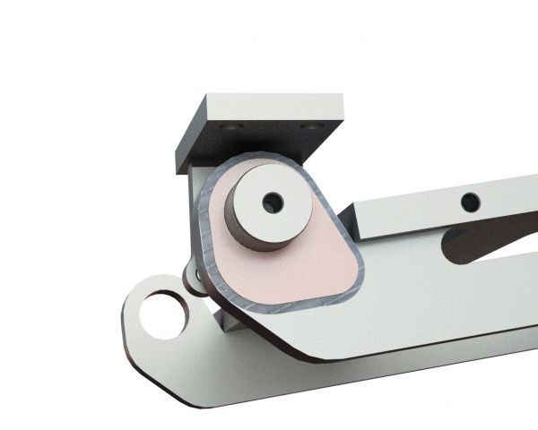 Chapa de reparación para placa motor transmisión intermedia t=5 para Lindner Recyclingtech 