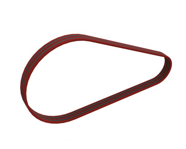 cinturón de poder 5-SPC 5000 ejecución Polyester para Lindner Power Komet 1800