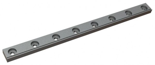 Clamping bar 994x70x30, 8 stepped holes for Herbold Meckesheim USA - Resource Recycling Systems Inc. Herbold SMS 80/100