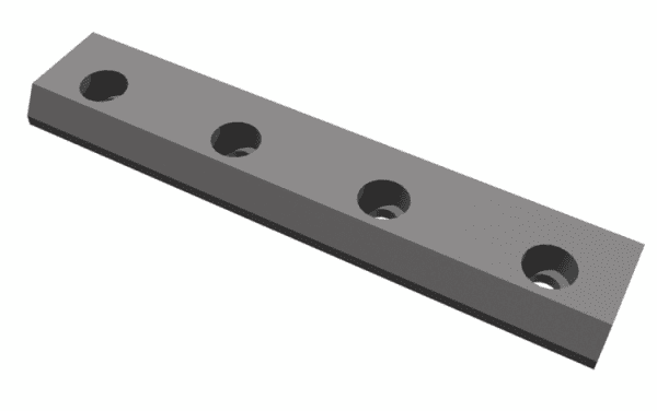 Clamping bar kit 6-piece for Vecoplan LLC (Retech) 