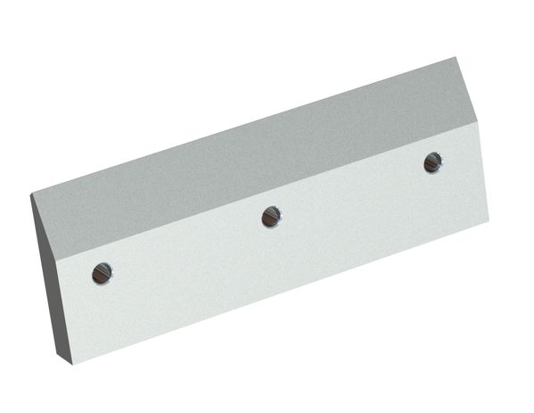 Clamping bar left 487x176x37, 3x M24 thread for Vecoplan LLC (Retech) 