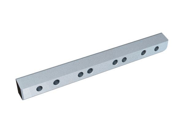 Clamping bar right 399x39x32 4 counter-sunk holes for Eldan Recycling Eldan MPR