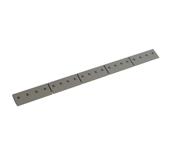 Clamping strip 5-part 1995x170x48, version 60 for Vecoplan LLC (Retech) Vecoplan VAZ 160/200