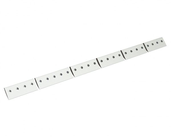 Clamping strip 6-part 2487x170x48, version 80 for Vecoplan LLC (Retech) 