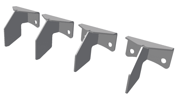 Cleaning plate rotor 4-piece for Vecoplan Vecoplan VVZ