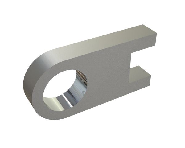 Clip for scraper bar lock 90x44x15 for Lindner Recyclingtech Lindner Power Komet 2800