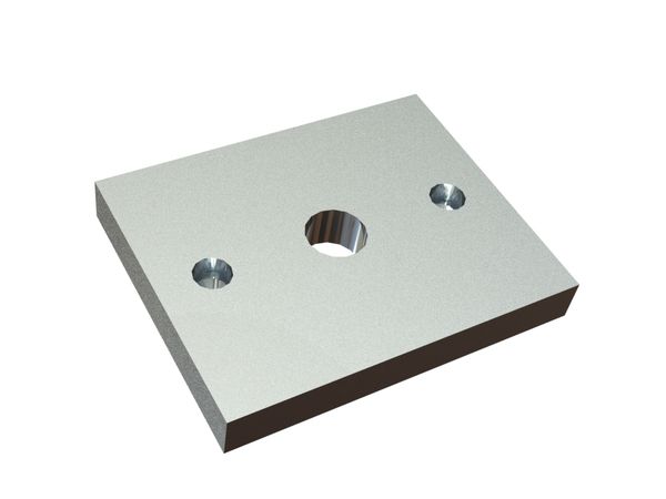 Coltello 100x80x13 PremiumCut, 3 fori svasati, versione W1 