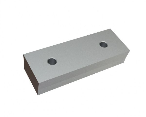 Coltello 172x61x35, con angolo di spoglia, PremiumCut, 2x filettatura M16, versione W per Lindner Recyclingtech Lindner Komet HP