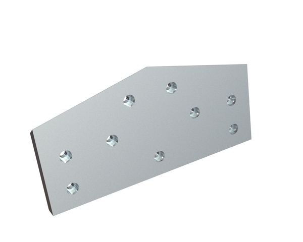 Coltello centrale 350x131/171x20, PremiumCut, 9 fori svasati, versione W per HSM GmbH + Co. KG 