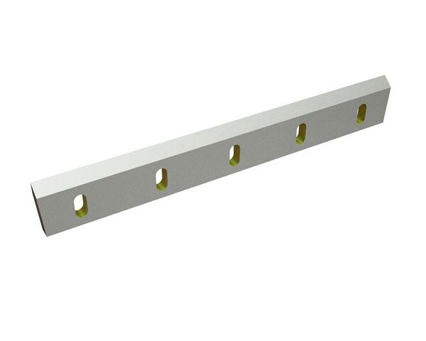 Coltello del rotore 740x100x22, Eco Line, bordo tagliente 50°, 5 fori lunghi, variante W per Herbold Meckesheim GmbH 