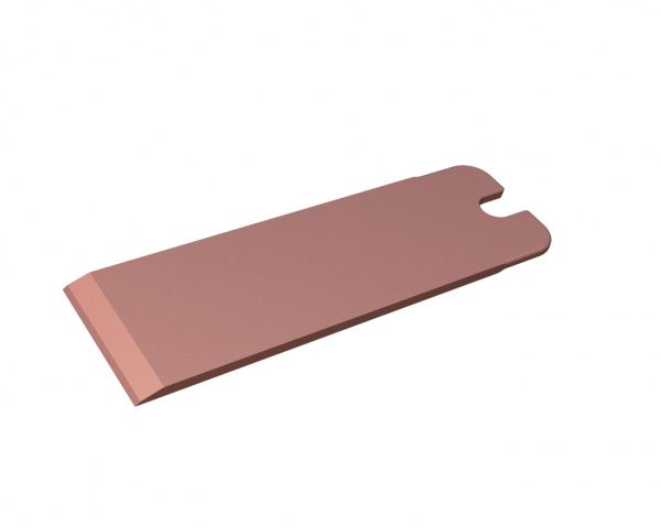 Coltello raschiatore 238x75x6, versione CuNi2Si 