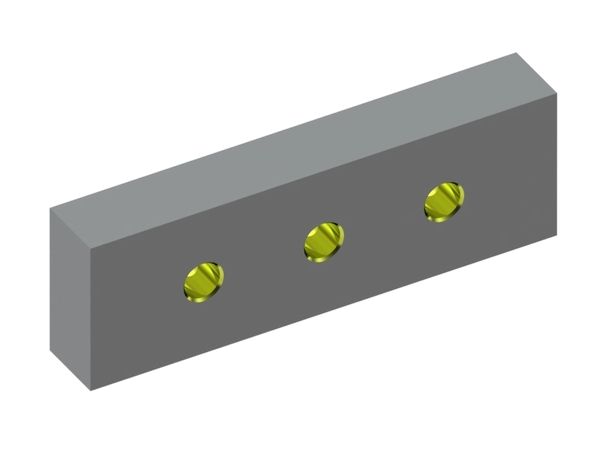Coltello rotore 198x64x30, Eco Line, foro Ø15, versione X 
