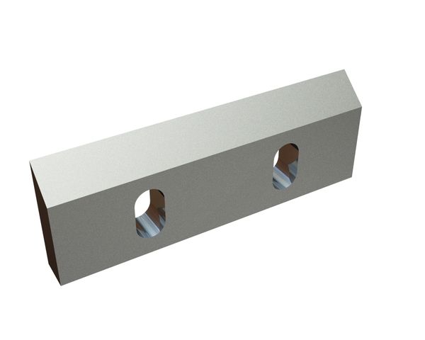 Coltello rotore 200x70x20, PremiumCut, 2 asole, tagliente 50°, versione X per Zerma | AMIS 