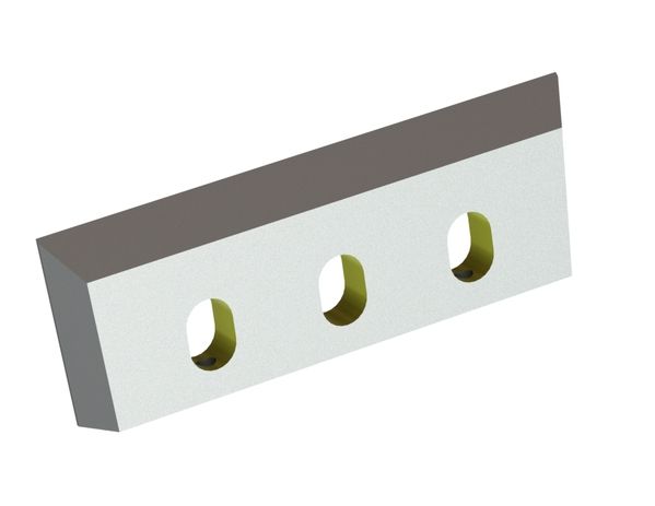 Coltello rotore 299x102x23, Eco Line, 3 asole, tagliente 48°, versione Y per Getecha GmbH 
