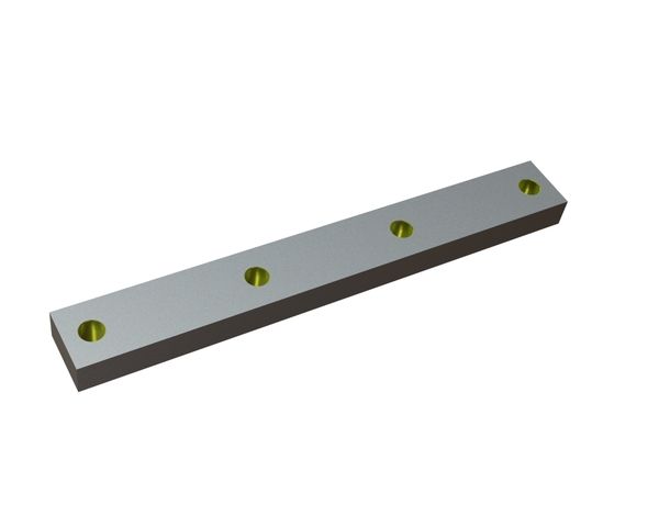 Coltello rotore 399x50x25, Eco Line, 4 fori, versione W9 per Eldan Recycling Eldan HG 169