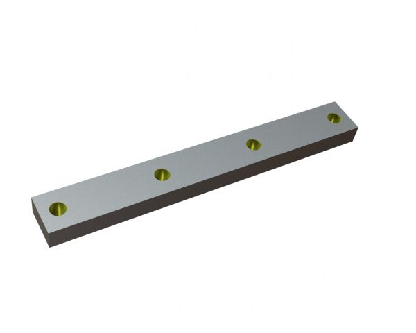 Coltello rotore 399x50x25, Eco Line, 4 fori, versione X per Eldan Recycling Eldan HG 169