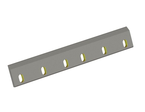 Coltello rotore 400x65x13, Eco Line, 6 asole, tagliente 55°/45°, versione X 