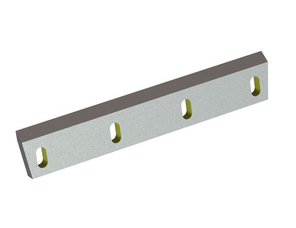 Coltello rotore 568x100x22, StandardCut, tagliente 50°, 2xM12, smusso frontale su entrambi i lati per Zerma | AMIS 