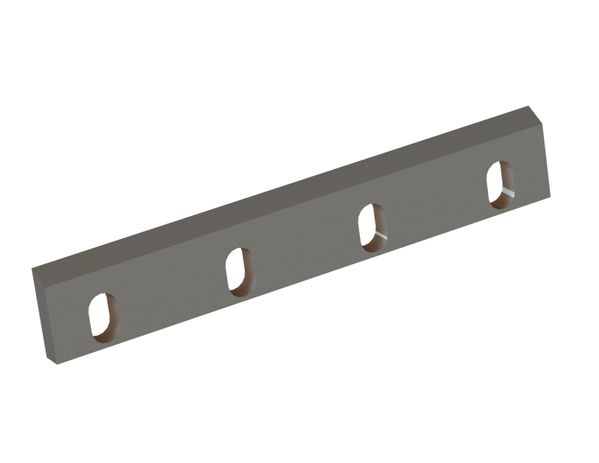 Coltello rotore 600x100x25, PremiumCut, 4 asole, tagliente 60°, versione X 