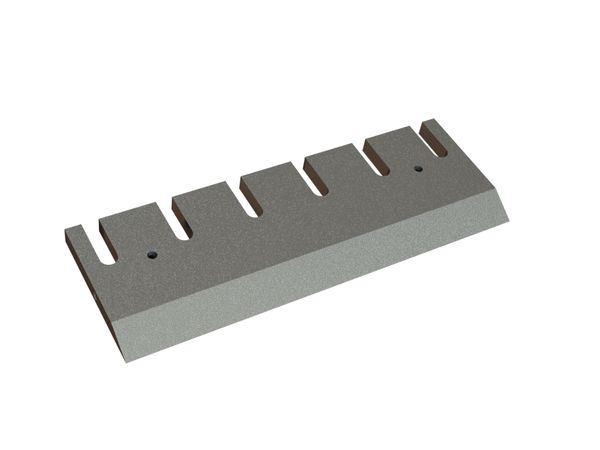 Coltello rotore 600x210x25, Premium Line, 2x filettature M12x1, versione W8 per Vecoplan 