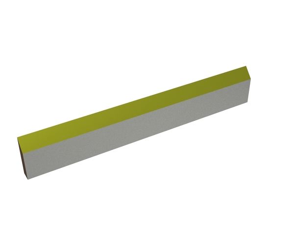 Coltello rotore 600x98x24, Eco Line, tagliente 42°, 3x filettatura fine M12x1.25, versione X per Previero 